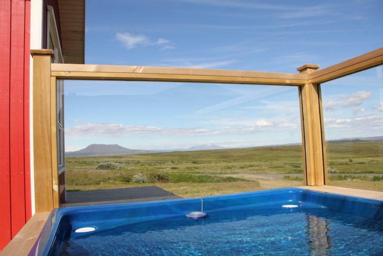 Blue View Cabin 1B With Private Hot Tub Βίλα Reykholt  Εξωτερικό φωτογραφία